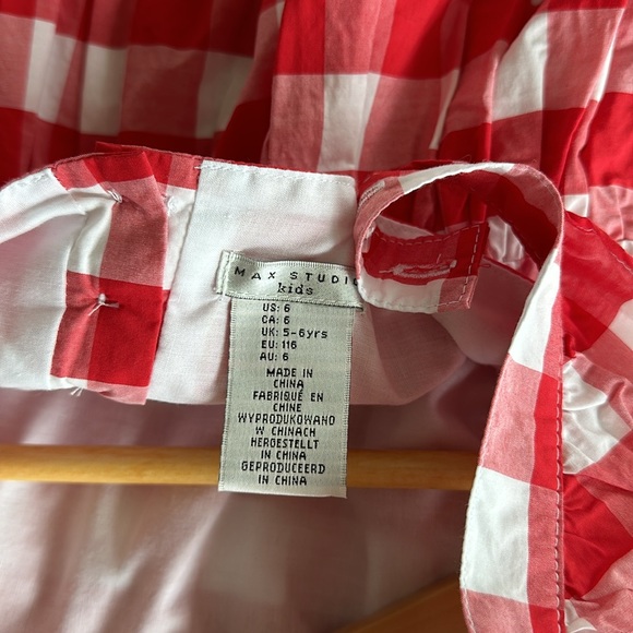 Max Studio • Checkered Ruffle Dress - Picture 5 of 5